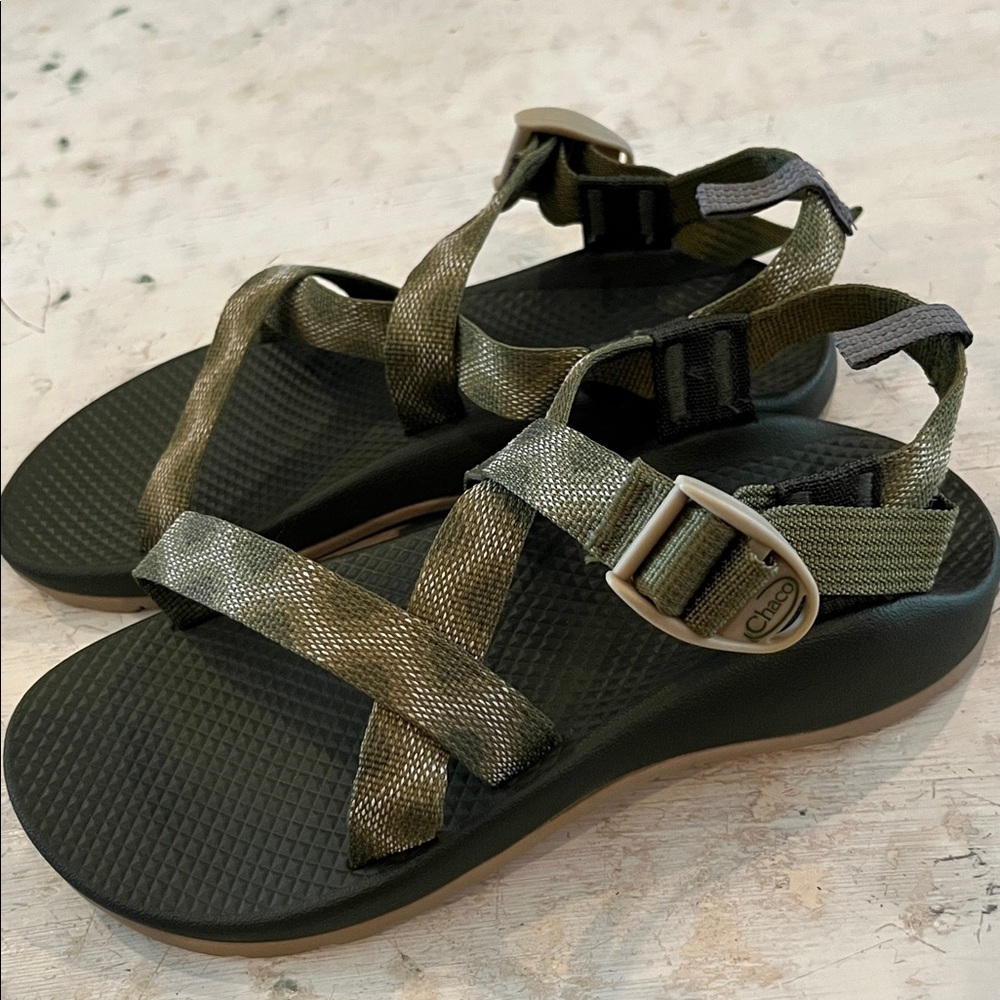 CHACO
Kids Z1 Ecotread Sandals - Vortex Avocado| size 5 - Picture 5 of 7